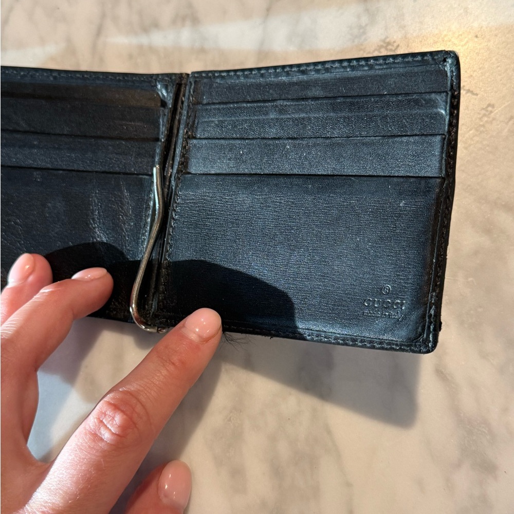 GUCCI black Leather Wallet - Picture 3 of 5
